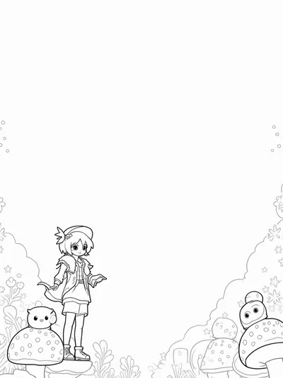 Kuromi’s moonlit forest adventure