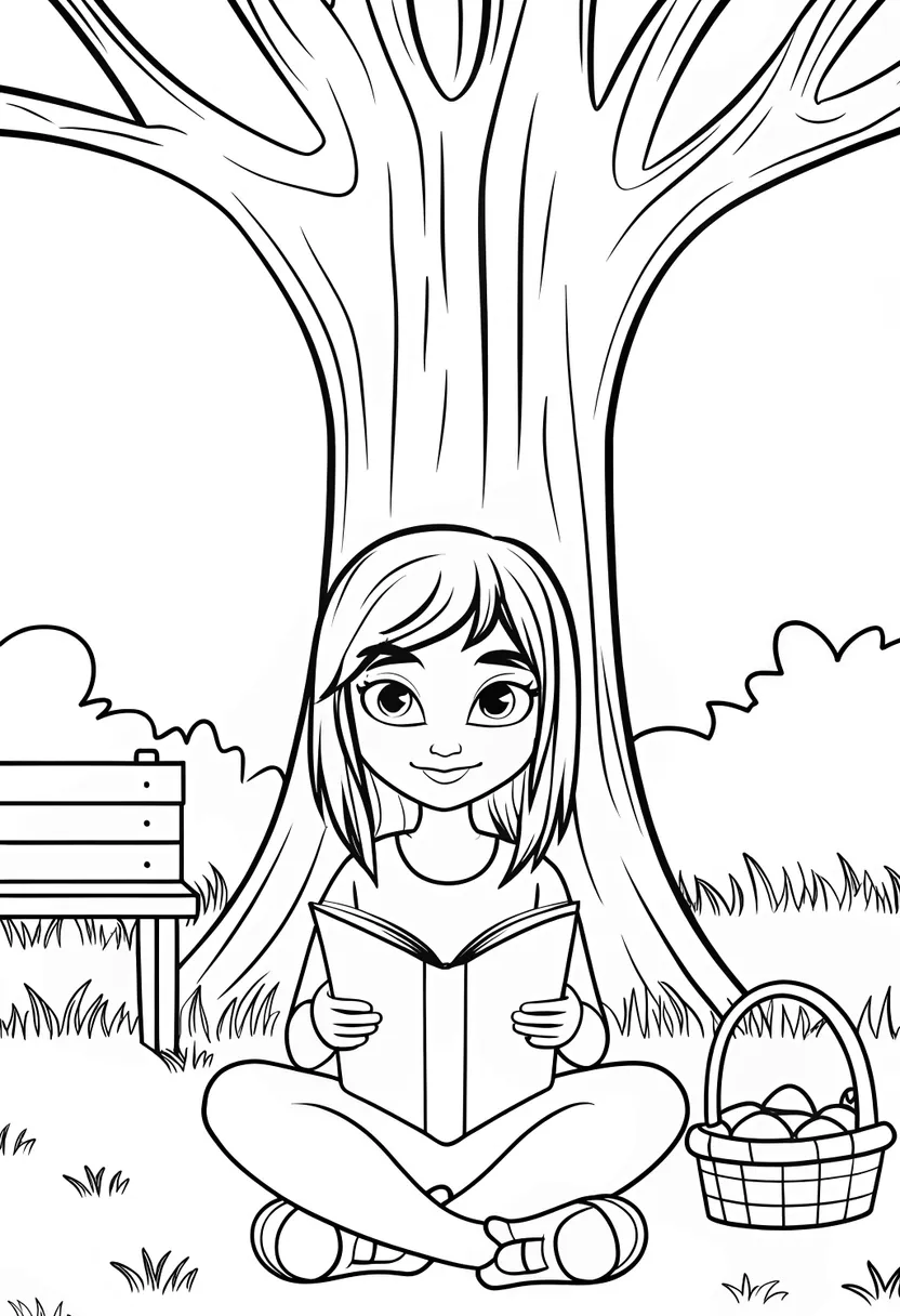 A person style coloring page