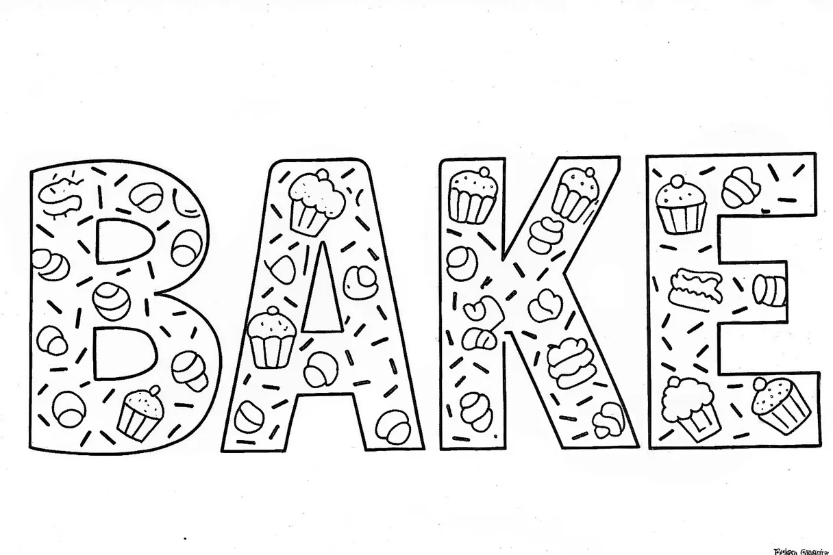 A doodleArt style coloring page