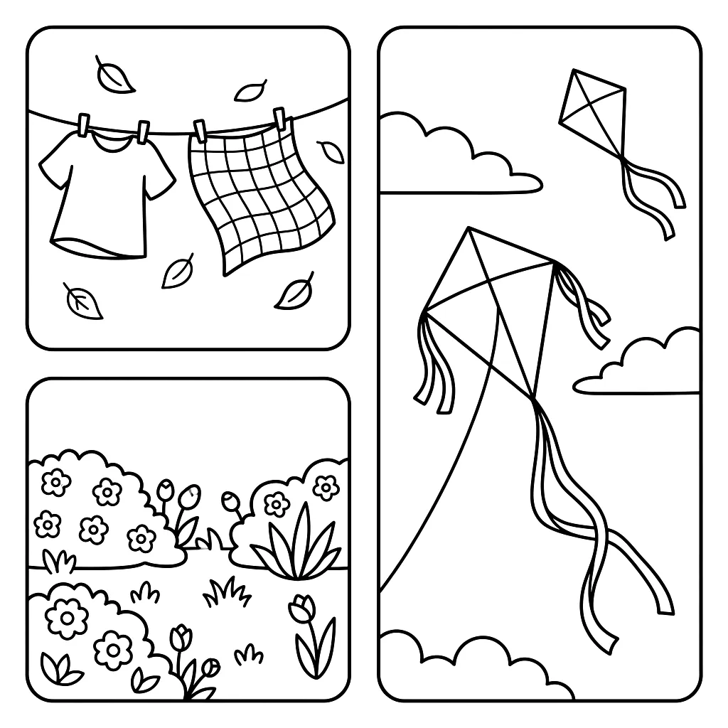 A default style coloring page