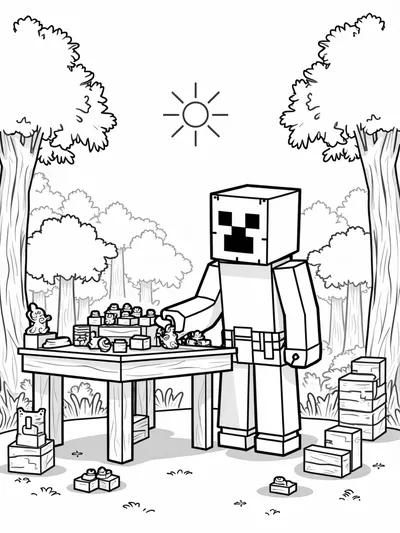 Creeper building eco-friendly gadgets