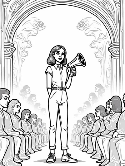Wednesday Addams hosting a film festival