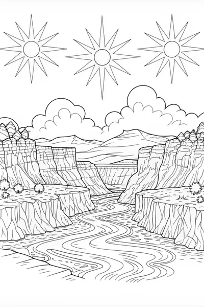 Canyon Dreams Under a Starry Sky