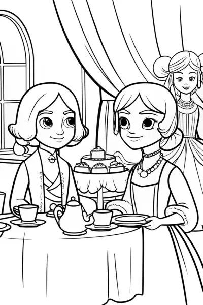 Gabby’s time-traveling tea party