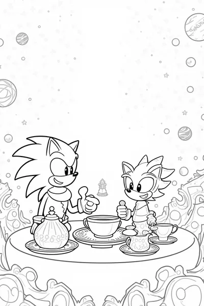 Super Sonic at the tea party