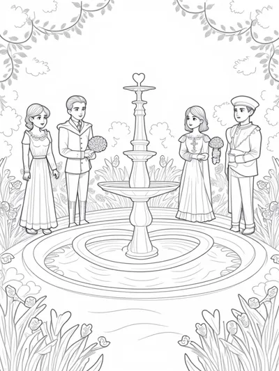Time-traveling garden celebration