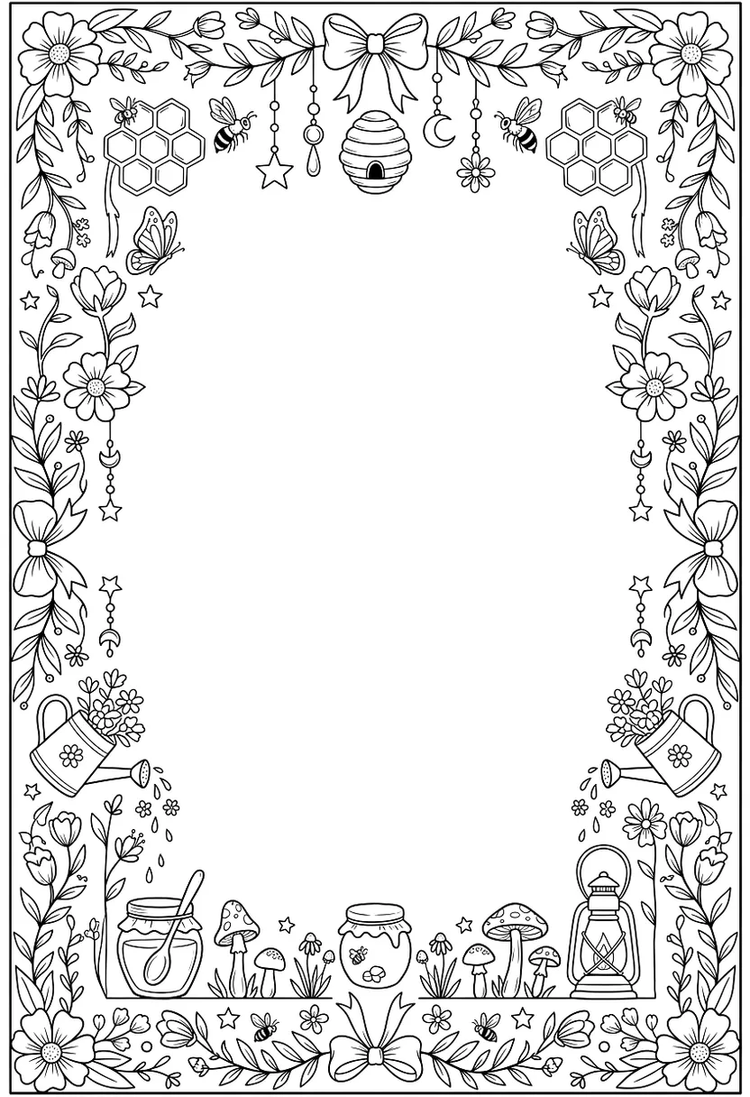 A default style coloring page