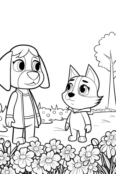 Bluey and Bingo’s garden adventure