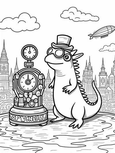 Axolotl’s steampunk adventure