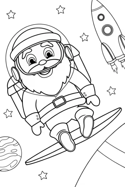 Santa Claus space adventure