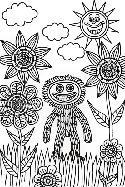 Huggy Wuggy’s Enchanted Flower Adventure