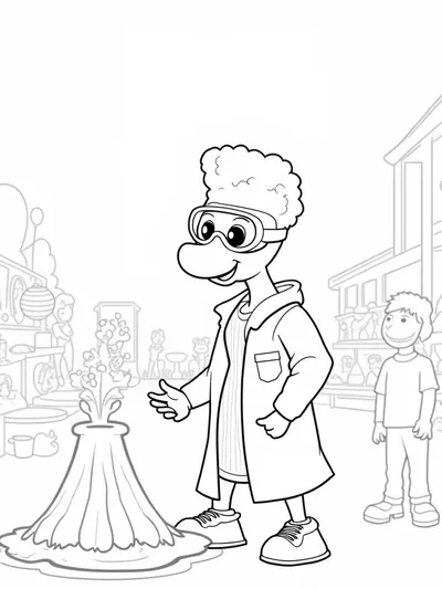 Blippi at the science fair