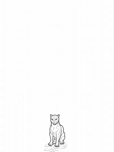 Black Panther in a celestial market