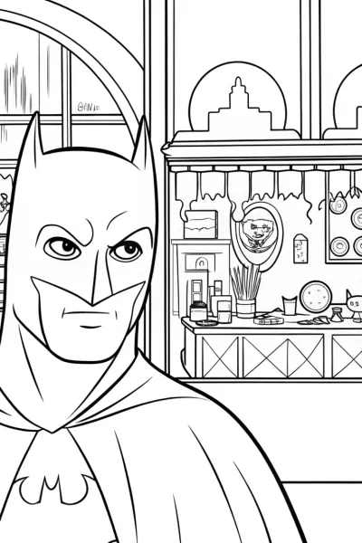 Batman in the whimsical time bazaar