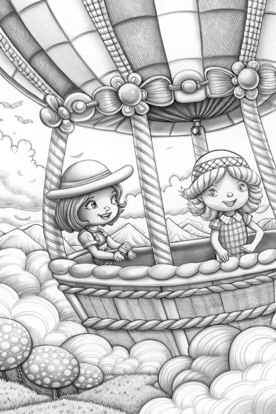 Strawberry Shortcake balloon adventure