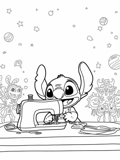 Stitch sewing in space contest
