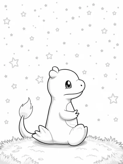 Charmander’s starry camping surprise