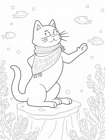 Melody conducting an underwater orchestra