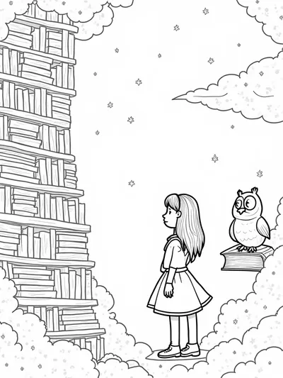 Alice in the floating library
