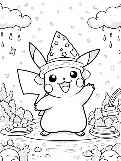 Pikachu the weather wizard