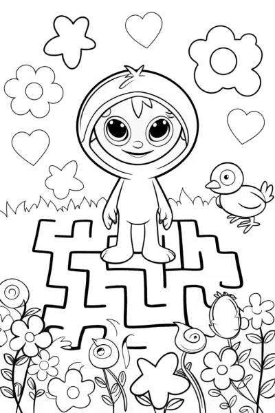 Huggy Wuggy in the Puzzle Playground