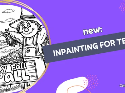 Inpainting now supports text