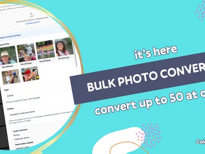 it's here, bulk photo converter, convert up to 50 at once