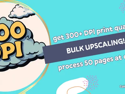 Bulk Upscale for High-Quality Printing