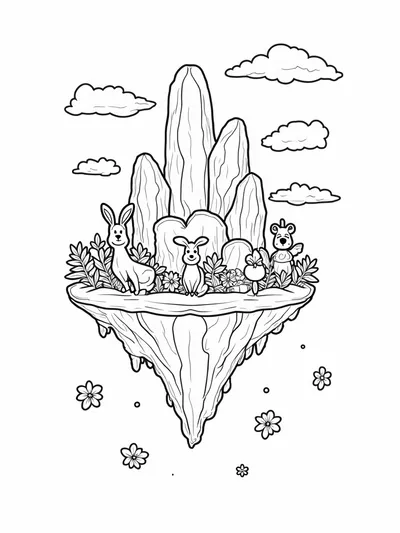 Easter expedition on a floating island