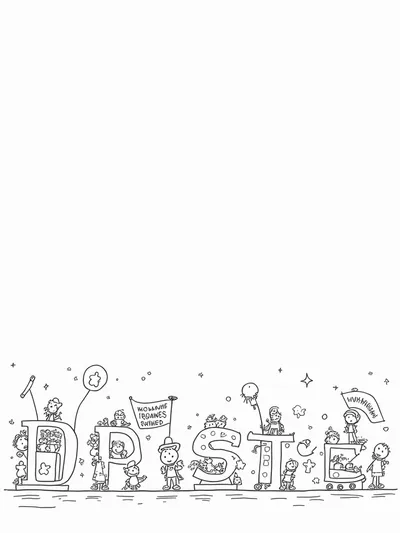 Alphabet parade of wishes