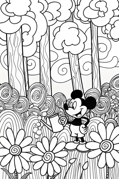 Mickey’s Garden Adventure: Color the Magic!