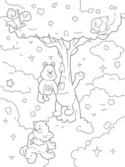 Care Bears in an upside-down world