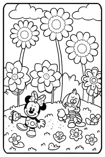 Minnie Mouse’s Adventure in the Enchanted Garden