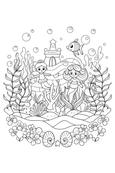 Ariel’s underwater potion party