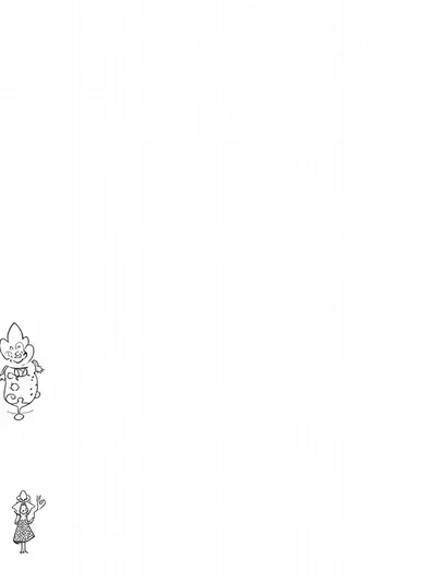 Alice with whimsical weather creatures