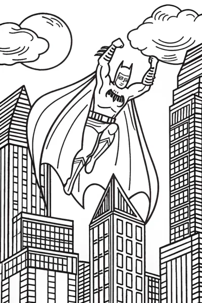 Batman’s Rooftop Escape Adventure