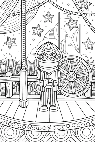 Captain Barnacles starry night adventure