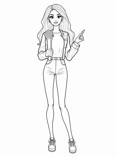 Barbie the meteorologist