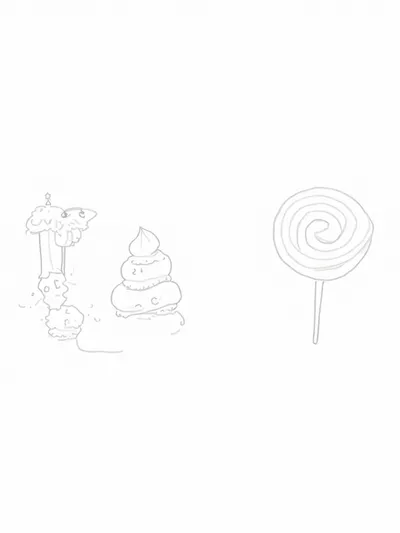 Ice cream cones hide and seek
