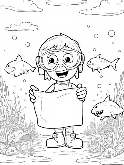Blippi’s underwater treasure hunt