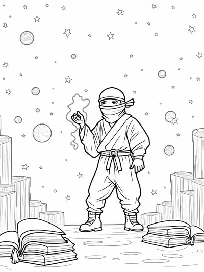 Ninja in the celestial library