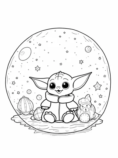 Baby Yoda’s space adventure