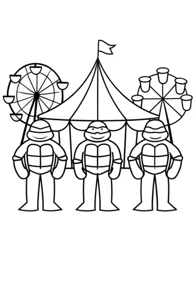 Teenage Mutant Ninja Turtles fairground