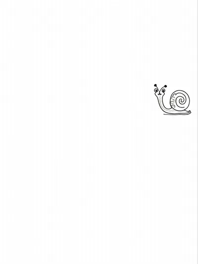 Shelly the snail in a library