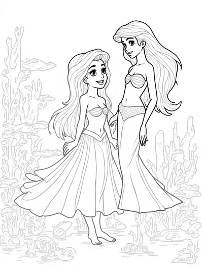 Little Mermaid’s underwater fashion