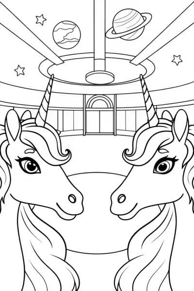 Unicorns at the galactic post office
