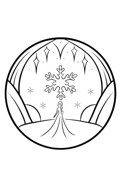 Elsa’s Celestial Snowfall