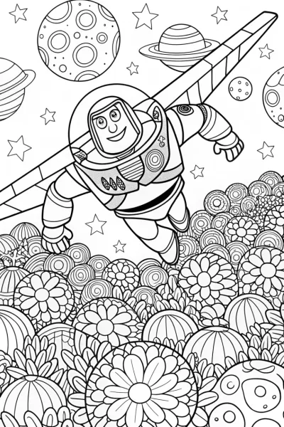 Buzz Lightyear’s Cosmic Floral Adventure
