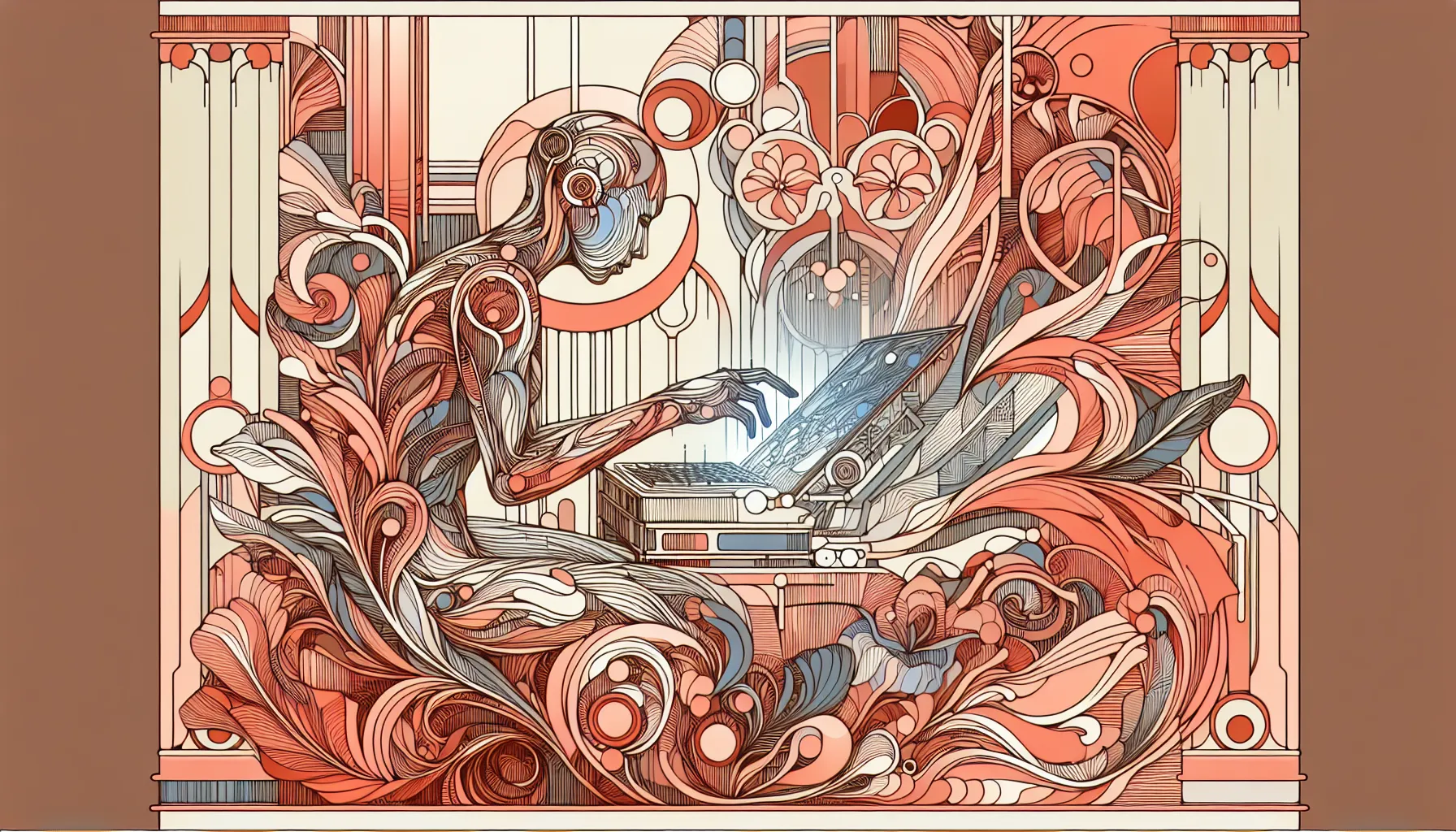 A coloring page of Coloring Made Easy: Embrace the Magic of AI Coloring Book Software