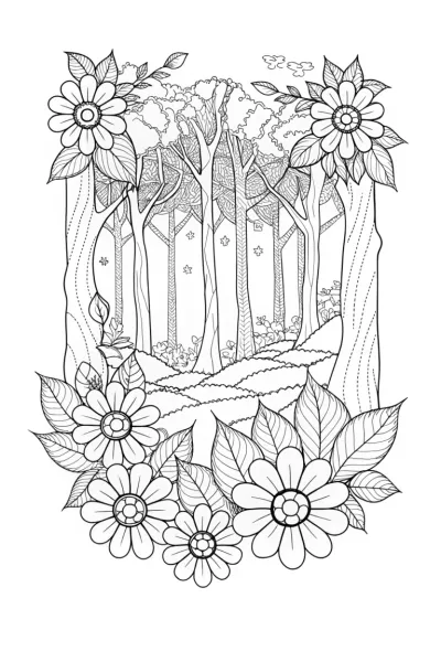 Floral timekeepers of the enchanted forest